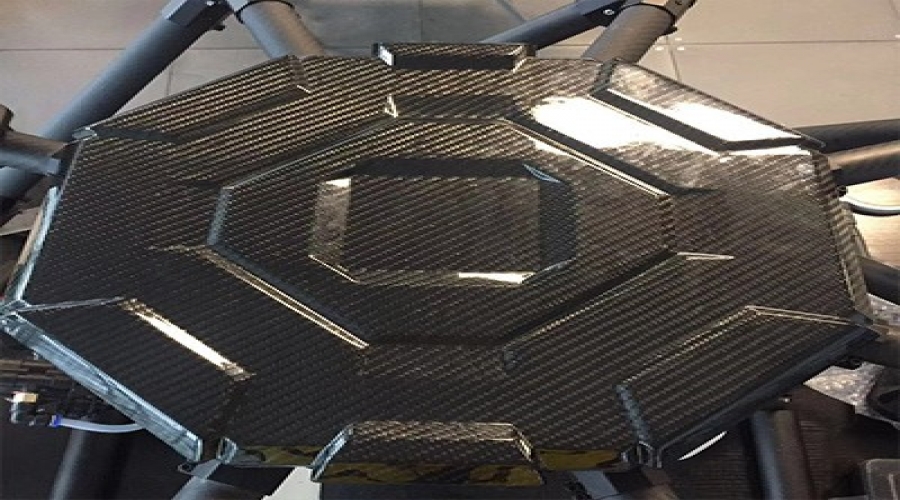 Carbon fiber drone case